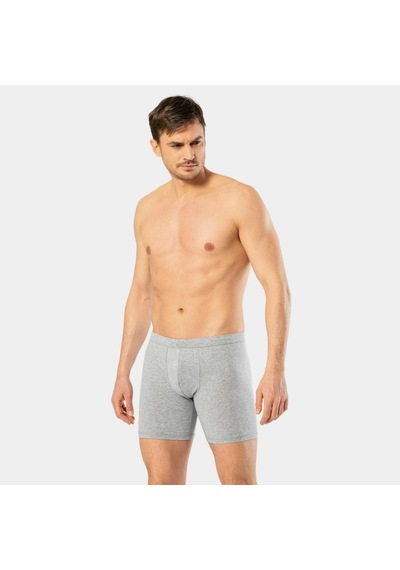 Cacharel Erkek Likralı Uzun Boxer Bel Bantlı 1336/gri Gri