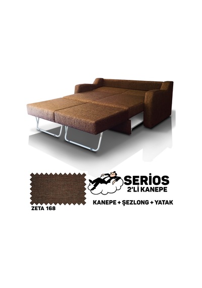 Serios Şezlonglu Yataklı Kanepe - Zeta 168