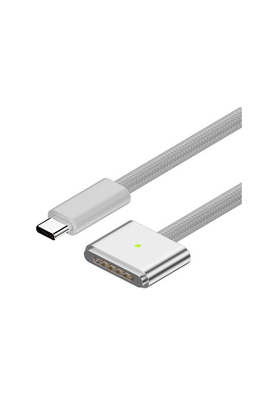 Apple Uyumlu Dizüstü Bilgisayar İçin Uygun Type-c To Magsafe 3. Nesil Manyetik Hızlı Şarj Kablosu 140w 60347122