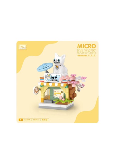 3 Adet Loz Mikro Block Pet Shop 120 Parça Lz-8601
