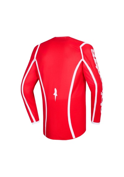 Alpinestars Fluid Apex Off-road Motosiklet Jerseyi Kırmızı Beyaz