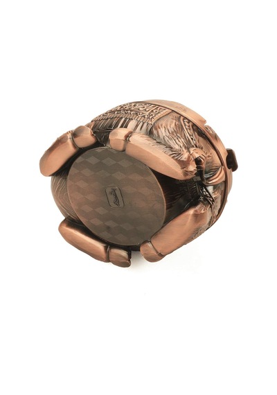 Lüks İşlemeli Metal Deve Biblo Tütsülük Rüzgar Geçirmez Küllük Çok Fonksiyonlu Dekoratif Obje 13 Cm. 03437991