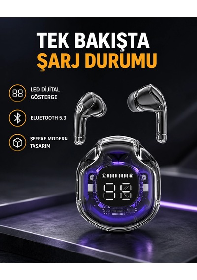 Kablosuz Bluetooth Kulaklık Hifi Ses Kalitesi Ve Mikrofonlu Renkli