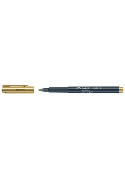 Faber-castell Altın Renkli Metalik Markör 10lu Set 1.5 Mm Uç Kalınlığı İle Kokusuz Kullanım