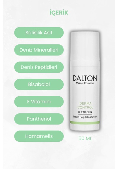 Yağlı Ve Sivilceli Cilt Için Arındırıcı Derma Control Yağ Dengeleyici Krem - 56837054