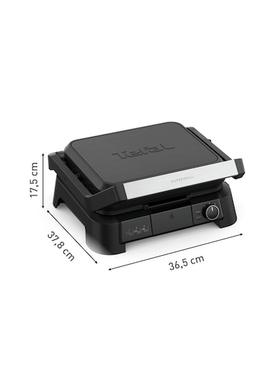 Tefal SuperGrill 3in1 6 Dilim Kapasiteli 2000 Watt Barbekü Izgara ve Tost Makinesi
