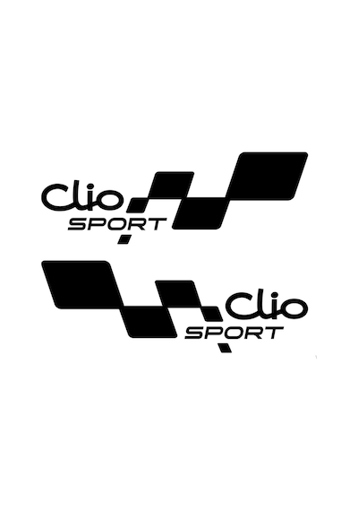Clio Sticker Renault Oto Sticker Clio Kapı Altı Sticker
