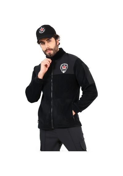 Özel Güvenlik Soft Shell Robalı Polar Mont Siyah