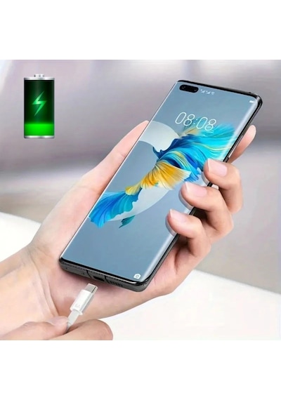 120w Usb Hızlı Type C Uçlu Kablolu Şarj Aleti Bx40