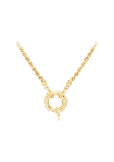 Diamond Line-Gülaylar - Sarı Altın 14 Ayar Zincir Kolye N11.25388