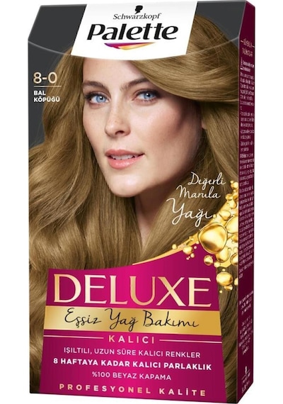 Palette Deluxe 8 - 0 Bal Köpüğü X 2 Adet Saç Boyası