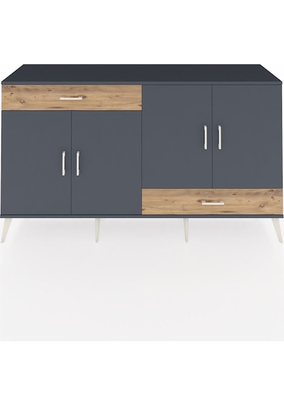 Hyperion Konsol 5 Raflı 2 Çekmeceli 4 Kapaklı 176x44x99 Antrasit- Antrasit-antrasit/çam Hyperion Konsol 5 Raflı 2 Çekmeceli 4 Kapaklı 176x44x99 Antrasit- Antrasit-antrasit/çam