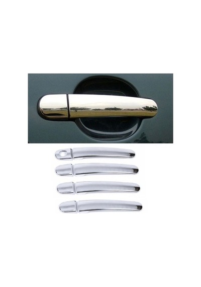 Volkswagen Bora 1998-2004 Modeller Arası Krom Kapı Kolu 4 Kapı Paslanmaz Çelik