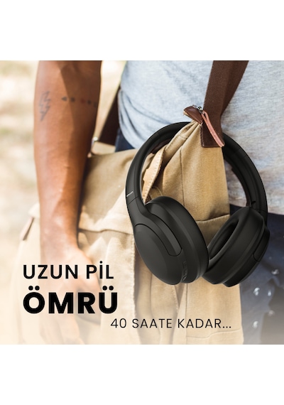 HiFuture FutureTour Bluetooth 5.2 ANC Özellikli Mikrofonlu Kablosuz Kulak Üstü Kulaklık