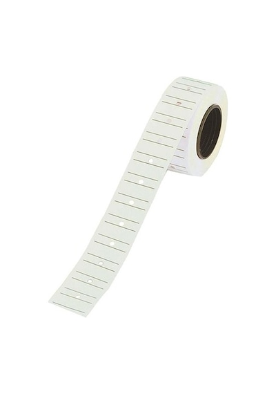 Tanex Fiyat Etiketi 12 x 21 MM Çizgili - Beyaz 1 Adet