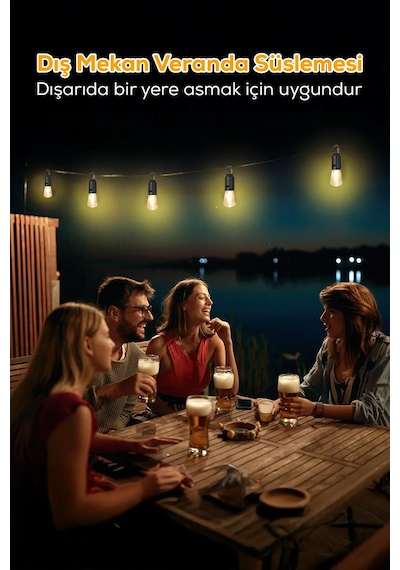 Volemi V-012 Taşınabilir Usb Şarjlı Led Ampul Outdoor Kamp Bahçe Lambası Askılı Kırılmaz Led Işık
