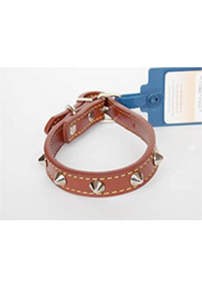 Eastland Metal Aksesuarlı Deri Köpek Boyun Tasması 35 Cm