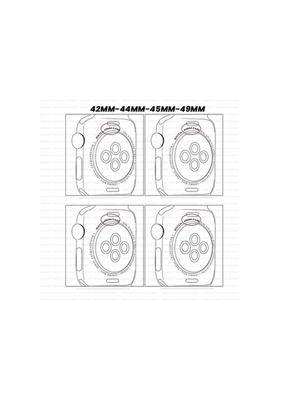 Apple Uyumlu  Watch 49 MM Ultra Seri Seaflex Ocean Silikon Kordon