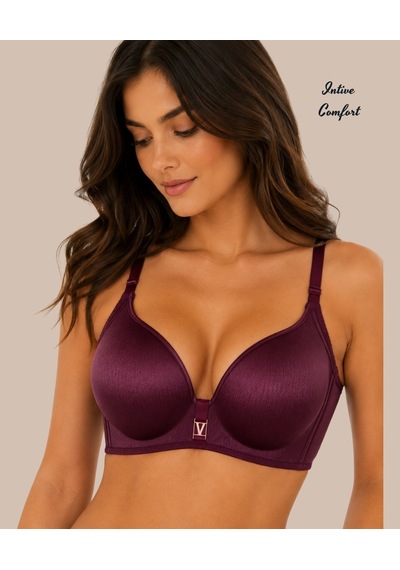 Intive Comfort Taşlı V Aksesuarlı Parlak Kumaşlı C Cup Lazer Kesim İthal Sütyen-geniş Renk Seçenkli Bordo Intive Comfort Taşlı V Aksesuarlı Parlak Kumaşlı C Cup Lazer Kesim İthal Sütyen-geniş Renk Seçenkli Bordo