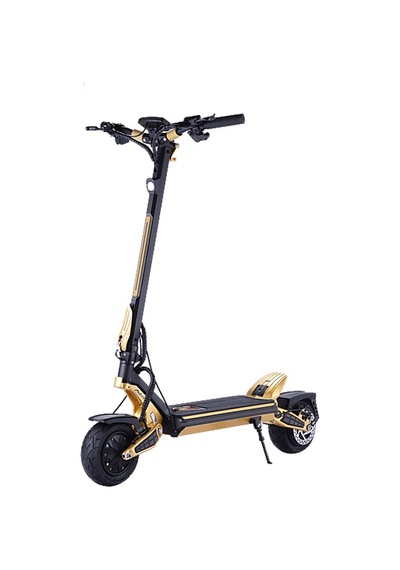 Mukuta 9 Plus 1600 W 70 Km Menzil Elektrikli Scooter Siyah Sarı Siyah, Sarı