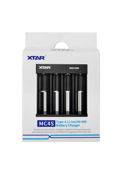 Xtar Mc4s - Taşınabilir Li-ion/ni-mh Pil Şarj Cihazı - 4lü