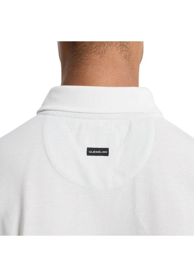 Quiksilver Polo Short Sleeve Blouse Snow Erkek Yakalı Tişört Beyaz Eqykt04392