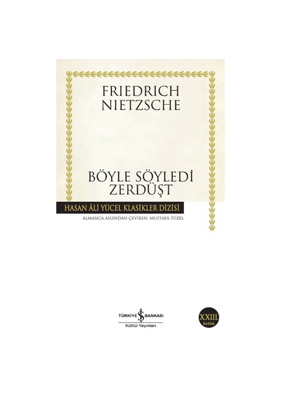 Zekicocuk Böyle Söyledi Zerdüşt