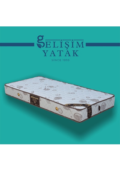 Gelişim Yatak Özel İnce Short Spring Yarı Ortopedik Bamboo Bebek Yatağı 120 x 190 CM
