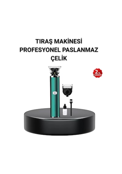 180 Dakika Kullanım Süreli Şarjlı Tıraş Makinesi Hızlı Şarj, Usb Girişli, Yüksek Kapasiteli Diğer