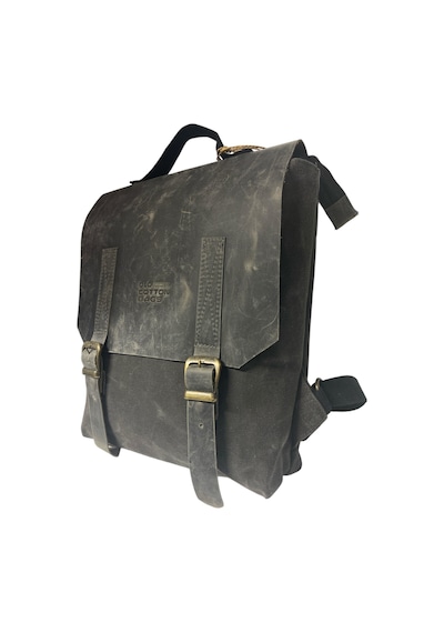 Old Cotton Cargo Vintage Kanvas Su Geçirmez Design Unisex Laptop Bölmeli Gezi Okul Seyahat Kamp Sırt Çantası 29x35cm Gri - Siyah Old Cotton Cargo Vintage Kanvas Su Geçirmez Design Unisex Laptop Bölmeli Gezi Okul Seyahat Kamp Sırt Çantası 29x35cm Gri - Siyah