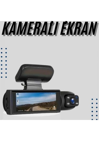 Black Box Traffic Recorder Çift Kameralı Araç Kamerası Ön Ve Arka Kameralı Full Hd 1296p