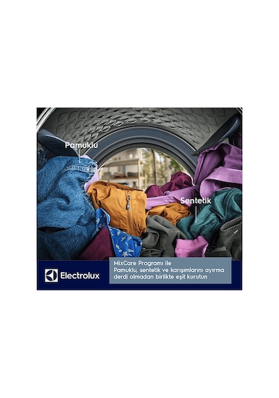 Electrolux EW6D99BGT 600 Serisi Gentlecare 9 KG 118 L Kurutma Makinesi