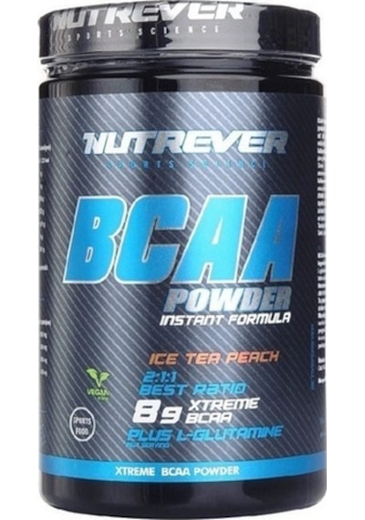 Nutrever Bcaa Powder 500 Gr Şeftali Aroma Vegan Şekersiz Bcaa