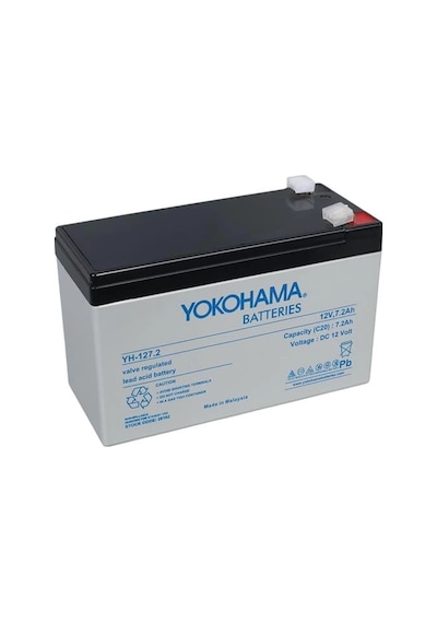 Yokohama Yh-127.2 12 Volt - 7.2 Amper Ups'ler İçin Akü 150x65x90 Mm