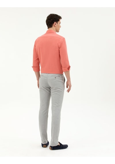 Pierre Cardin Erkek Gri Kanvas / Chino Pantolon 50288509-vr024 Gri