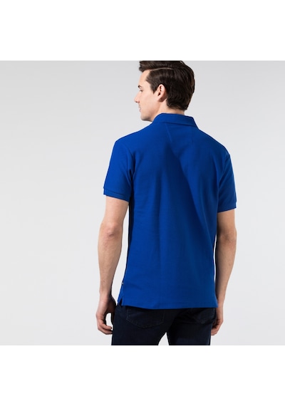 Nautica Nautıca Erkek Classıc Fıt Mavi Kısa Kollu Polo Düz K35000T Mavi