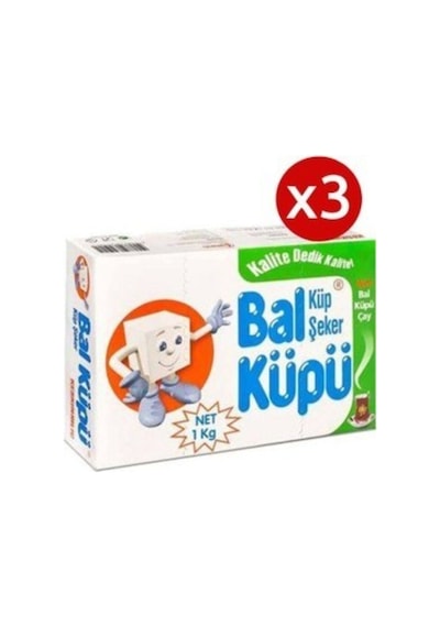 Bal Küpü 360lı Balküpü Kesme Şeker 3 x 1 KG