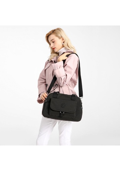 Krinkıl Kumaş Kadın Çantası Smart Bags 1122 Bej