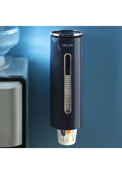 Ayt Sunup Sn-27106 Karton Plastik Bardak Dispenseri Su Sebili Kahve Makinası Yanı Bardaklık Siyah