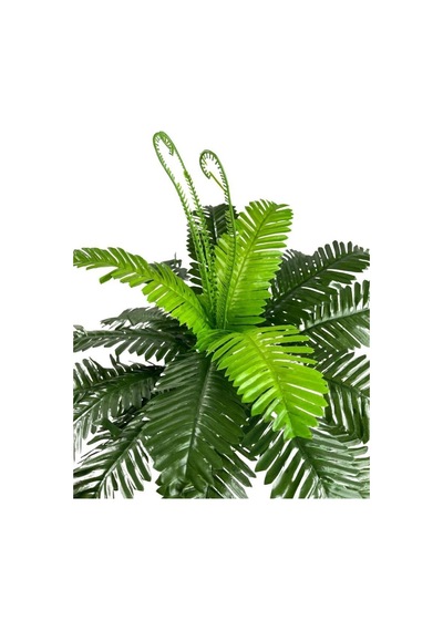 Yapay Çiçek Cycas Aşk Merdiveni Eğrelti Otu Sıkas Bitkisi 24 Yapr