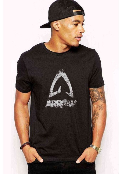 Altered Carbon Logo Eskitme Baskılı Siyah Erkek Tshirt (530966295)