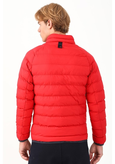 Maraton Sportswear Regular Erkek Dik Yaka Uzun Kol Basic Kırmızı Mont 20112-kırmızı Kırmızı