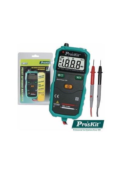 Proskit Mt-1509 Cep Tipi Otomatik Multimetre Ölçü Aleti