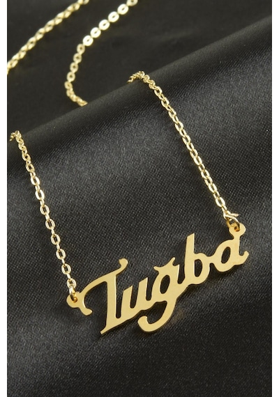 Tuğba İsimli Flzdgnkr - 64 Kolye -sarı altın