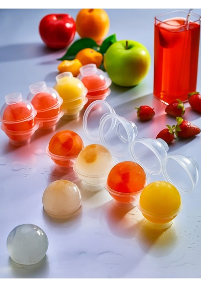 Ferah Plastik 2 Li Küre Şeklinde Buz Kalıbı 4 Lü Kalıp Ile Pratik Ve Eğlenceli Buz Hazırlığı Plast Diğer