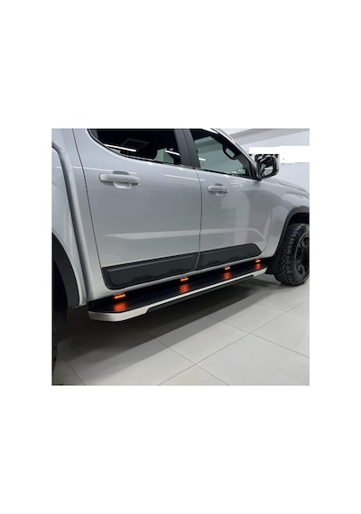 Volkswagen Amarok 2022+ Kapı Kaplama Seti Mat Siyah Kapı Koruma / Yan Kapı Kaplama