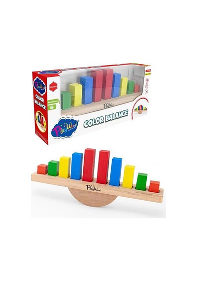 Playwood Ahşap Renkli Balans Oyunu