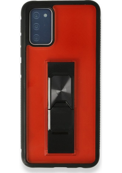 Nettech Samsung Galaxy A02s Uyumlu Microcase Mıknatıs Yüzüklü Arka Koruma Kılıf - Turkuaz Turkuaz