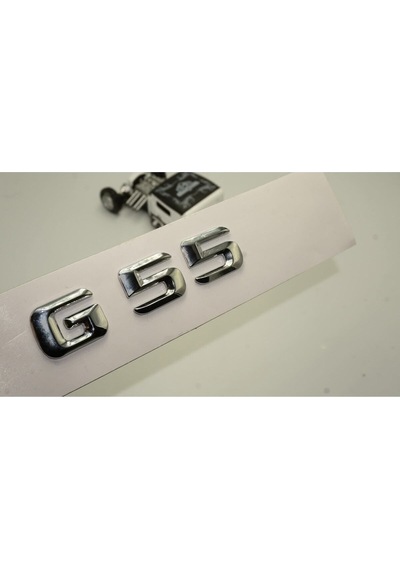 G55 Bagaj Krom Metal 3m 3d Yazı Logo