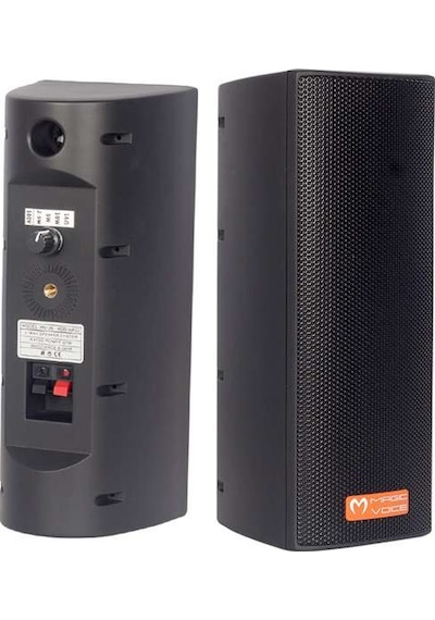 Magicvoice Mv-26 2*7.5 Cm 50 Watt Siyah Sütun Hoparlör 2Li Takim